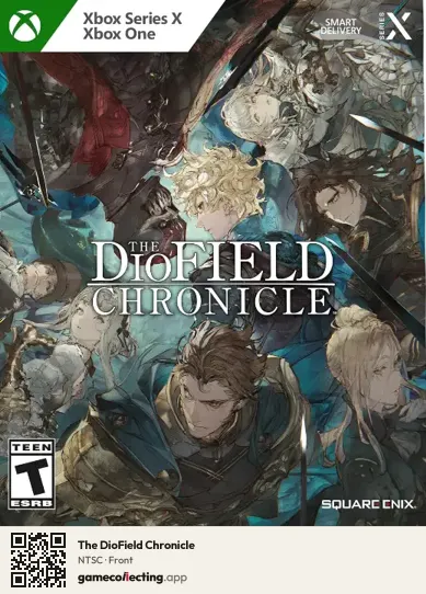 The DioField Chronicle Xbox Series X, NTSC box front