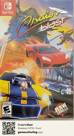 Cruis'n Blast Nintendo Switch, NTSC box front