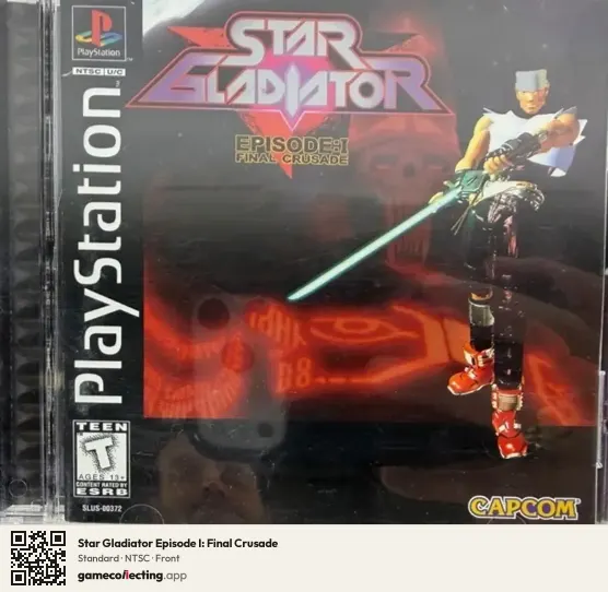 Star Gladiator Episode I: Final Crusade PlayStation, NTSC box front