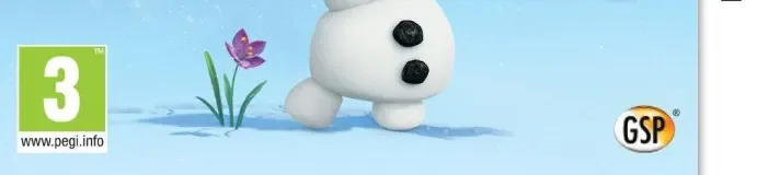 Frozen: Olaf's Quest, the PEGI square on its front