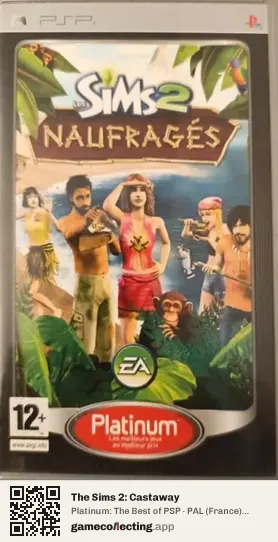 The Sims 2: Castaway PlayStation Portable, France box front