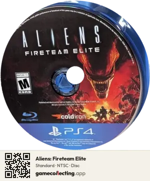 Aliens: Fireteam Elite PlayStation 4, NTSC disc