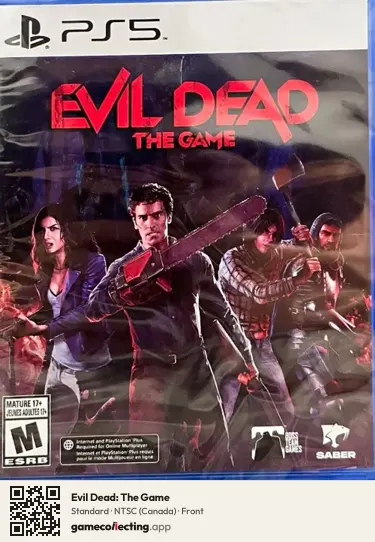 Evil Dead: The Game PlayStation 5, Canada box front