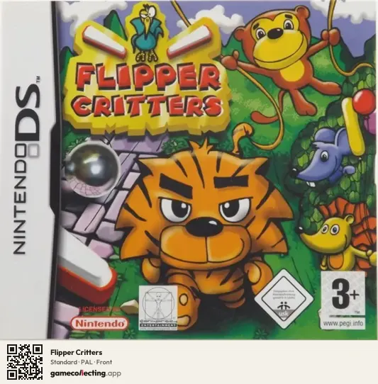 Flipper Critters Nintendo DS, PAL box front