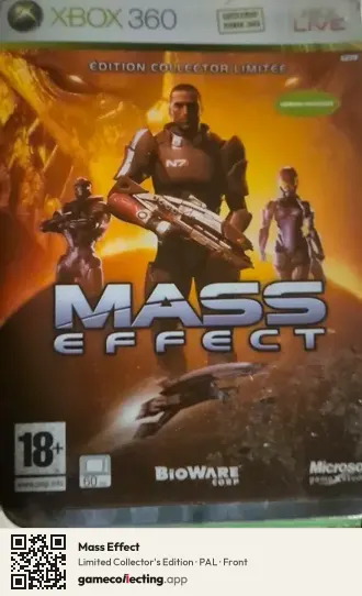 Mass Effect Xbox 360, PAL box front