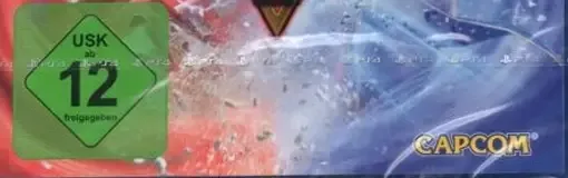 Street Fighter V, the USK square on its front