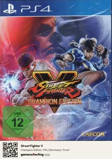 Street Fighter V PlayStation 4, Germany box front