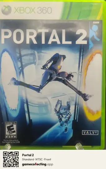 Portal 2 Xbox 360, NTSC box front