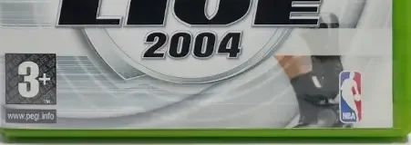 NBA Live 2004, the PEGI square on its front