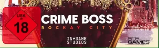 Crime Boss: Rockay City, the USK square on its front