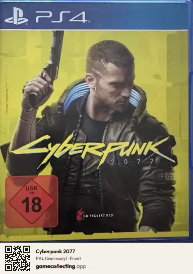 Cyberpunk 2077 PlayStation 4, Germany box front