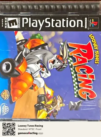 Looney Tunes Racing PlayStation, NTSC box front
