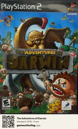 The Adventures of Darwin PlayStation 2, NTSC box front