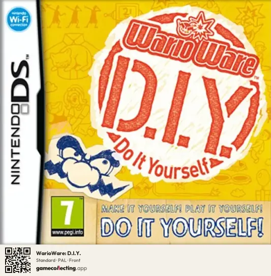 WarioWare: D.I.Y. Nintendo DS, PAL box front