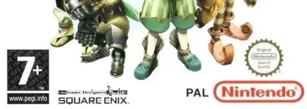 Final Fantasy Crystal Chronicles, the PEGI square on its front