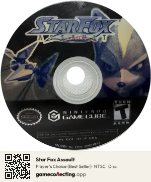 Star Fox Assault Nintendo GameCube, NTSC disc