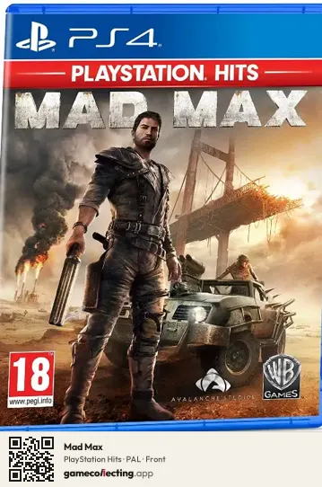 Mad Max PlayStation 4, PAL box front