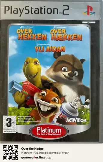 Over the Hedge PlayStation 2, Nordic countries box front