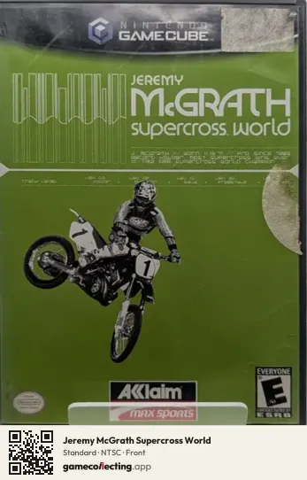 Jeremy McGrath Supercross World Nintendo GameCube, NTSC box front