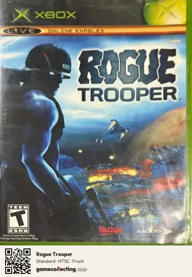Rogue Trooper Xbox, NTSC box front