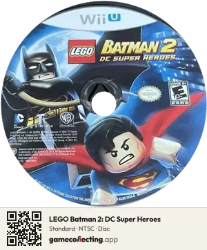 LEGO Batman 2: DC Super Heroes Nintendo Wii U, NTSC disc