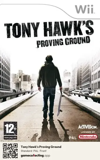 Tony Hawk's Proving Ground Nintendo Wii, PAL box front