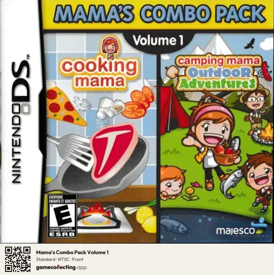 Mama's Combo Pack Volume 1 Nintendo DS, NTSC box front