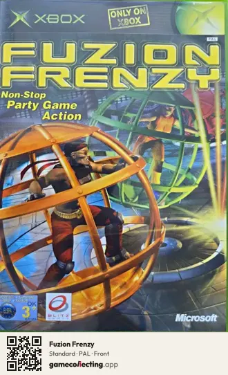 Fuzion Frenzy Xbox, PAL box front