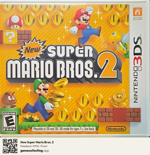 New Super Mario Bros. 2 Nintendo 3DS, NTSC box front