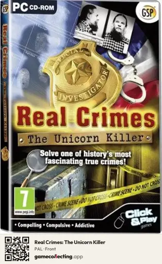 Real Crimes: The Unicorn Killer Computer, PAL box front
