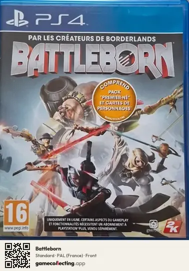 Battleborn PlayStation 4, France box front