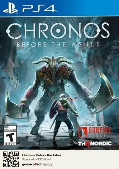 Chronos: Before the Ashes PlayStation 4, NTSC box front