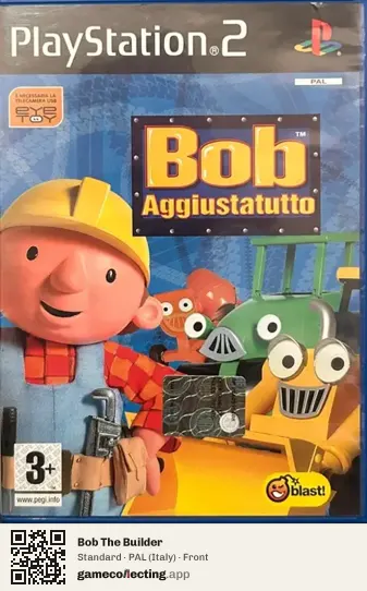 Bob The Builder PlayStation 2, Italy box front