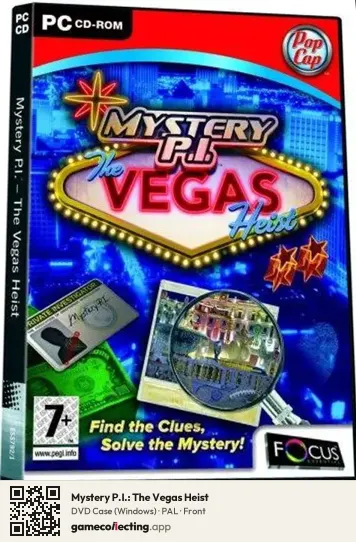 Mystery P.I.: The Vegas Heist Computer, PAL box front