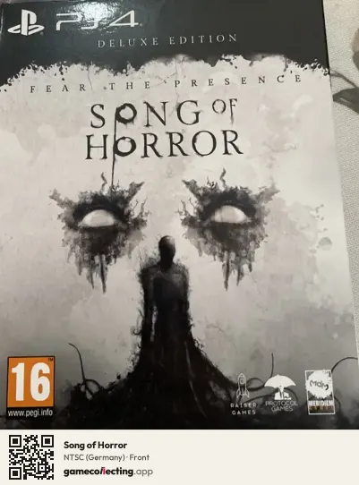 Song of Horror PlayStation 4, Germany box front