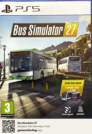 Bus Simulator 27 PlayStation 5, Germany box front