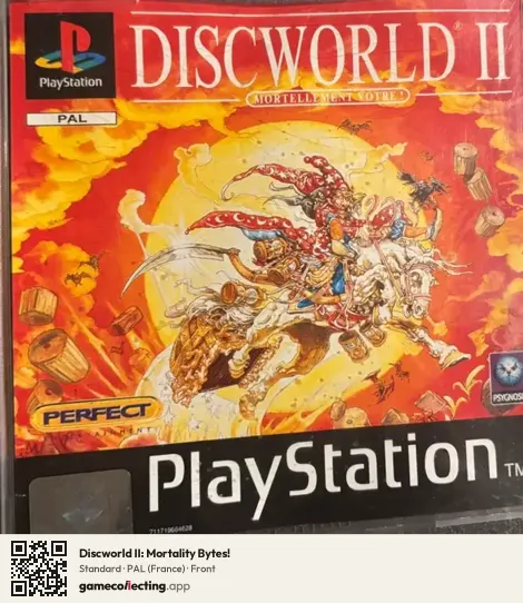 Discworld II: Mortality Bytes! PlayStation, France box front
