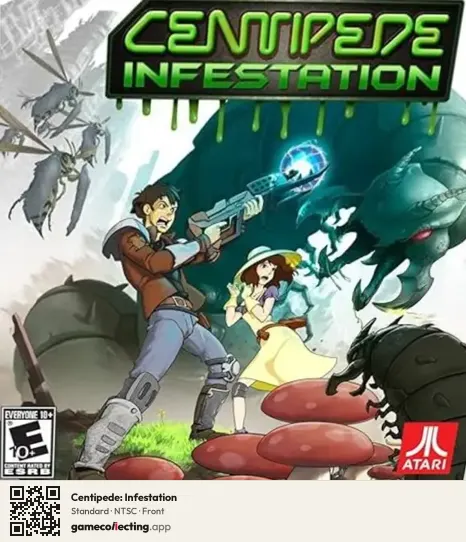 Centipede: Infestation Nintendo 3DS, NTSC box front