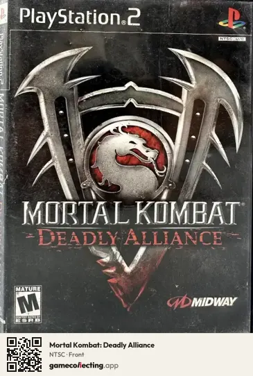 Mortal Kombat: Deadly Alliance PlayStation 2, NTSC box front