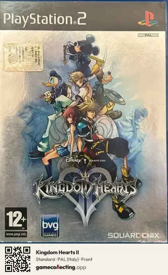 Kingdom Hearts II PlayStation 2, Italy box front