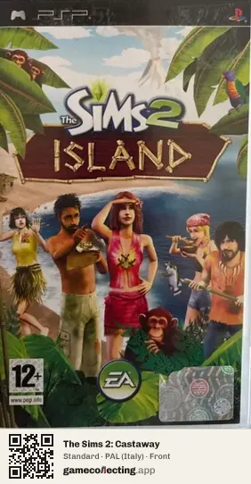 The Sims 2: Castaway PlayStation Portable, Italy box front