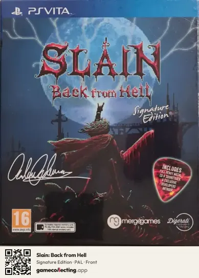 Slain: Back from Hell PlayStation Vita, PAL box front