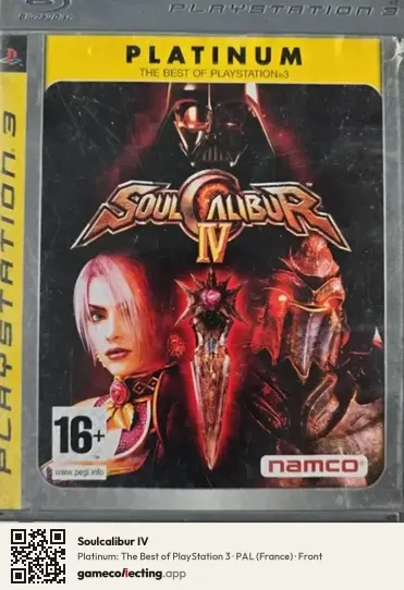 Soulcalibur IV PlayStation 3, France box front