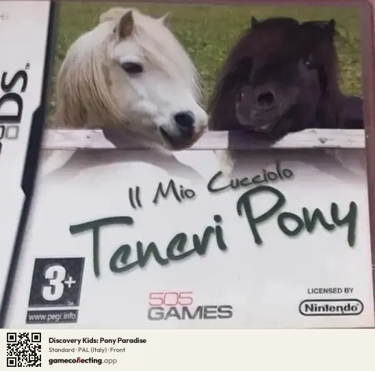Discovery Kids: Pony Paradise Nintendo DS, Italy box front
