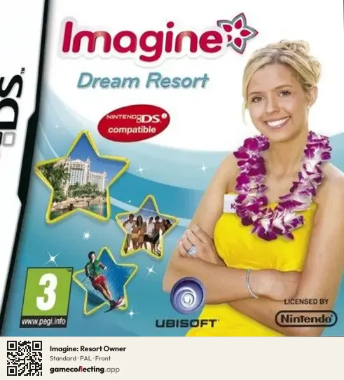 Imagine: Resort Owner Nintendo DS, PAL box front