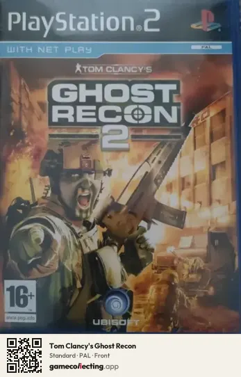 Tom Clancy's Ghost Recon PlayStation 2, PAL box front