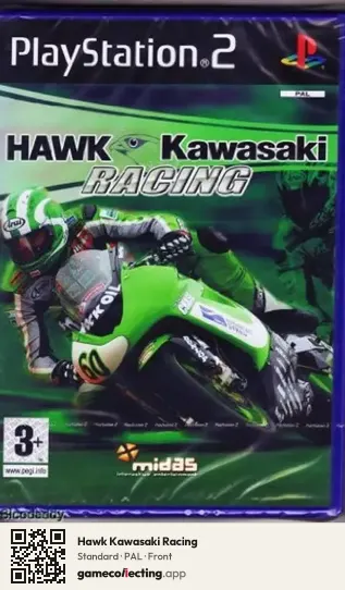 Hawk Kawasaki Racing PlayStation 2, PAL box front