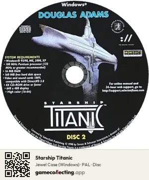 Starship Titanic Computer, PAL disc