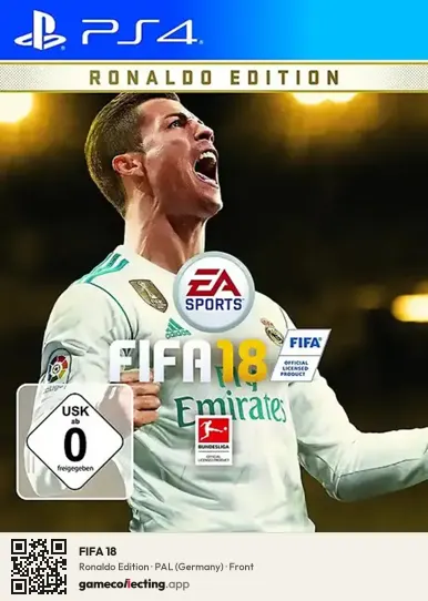 FIFA 18 PlayStation 4, Germany box front
