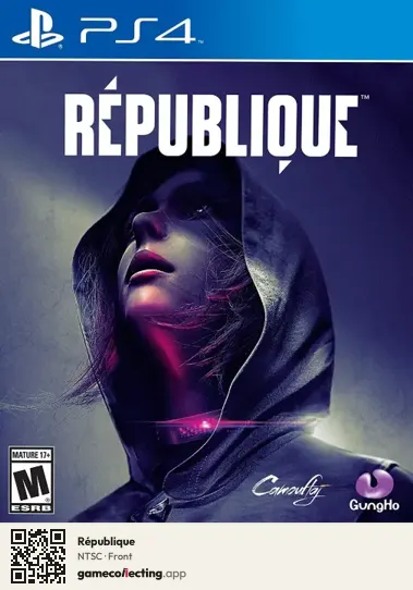 République PlayStation 4, NTSC box front
